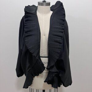 Morton Myles Black Flowy Jacket